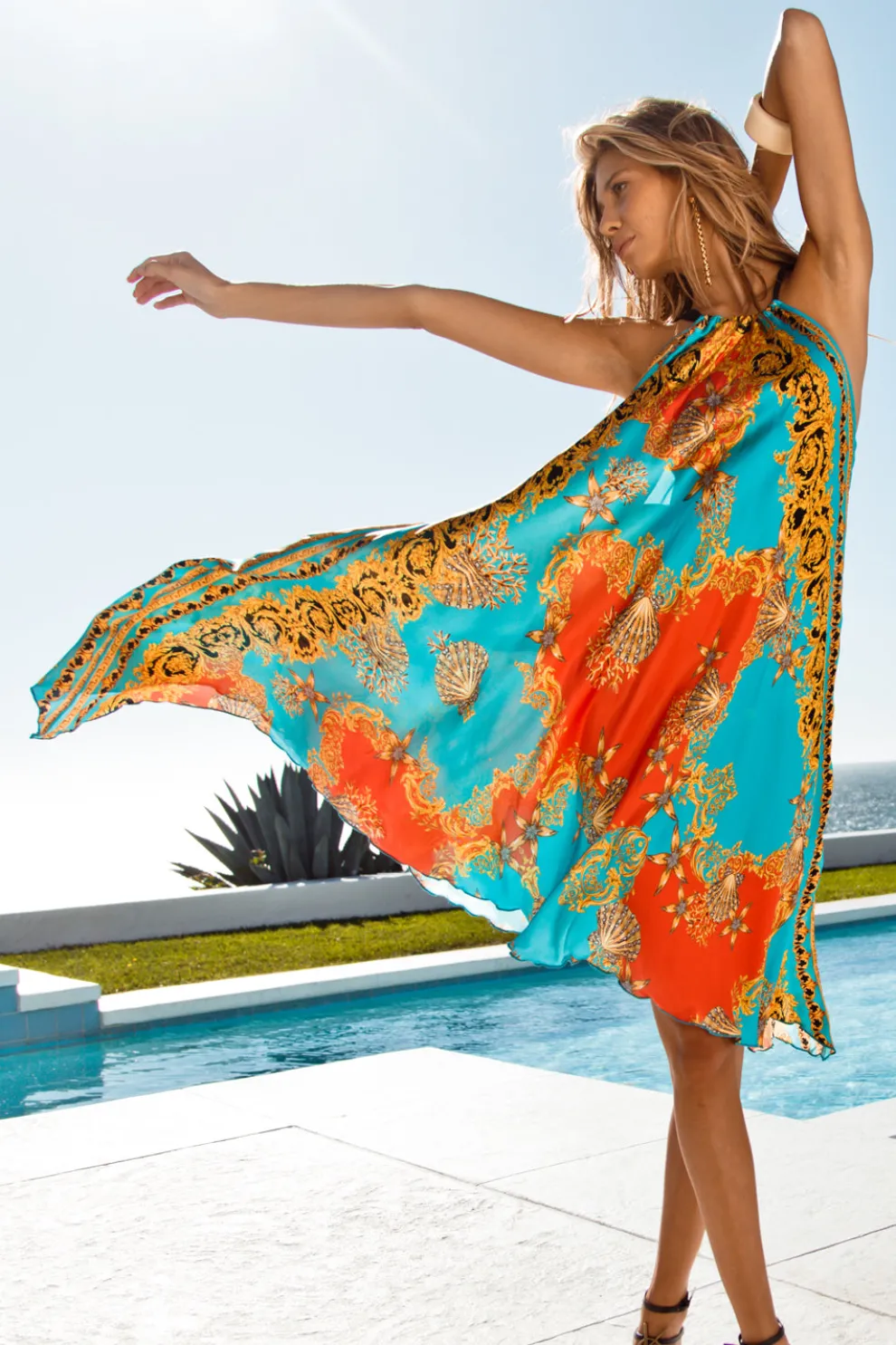 Capri Silk Resort Dress