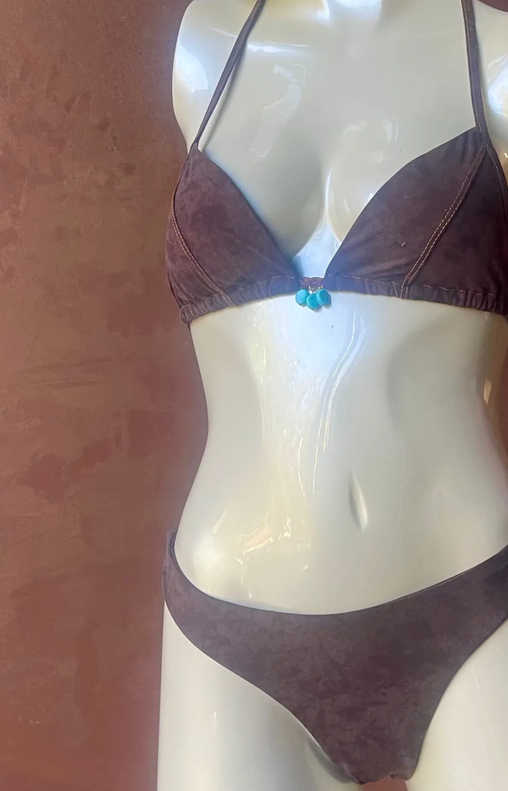 Choc Brown Suede BikinI