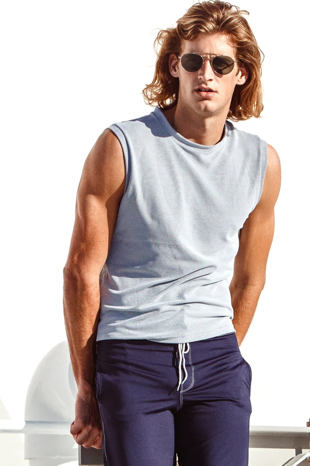 Luxury Knit Muscle Tee