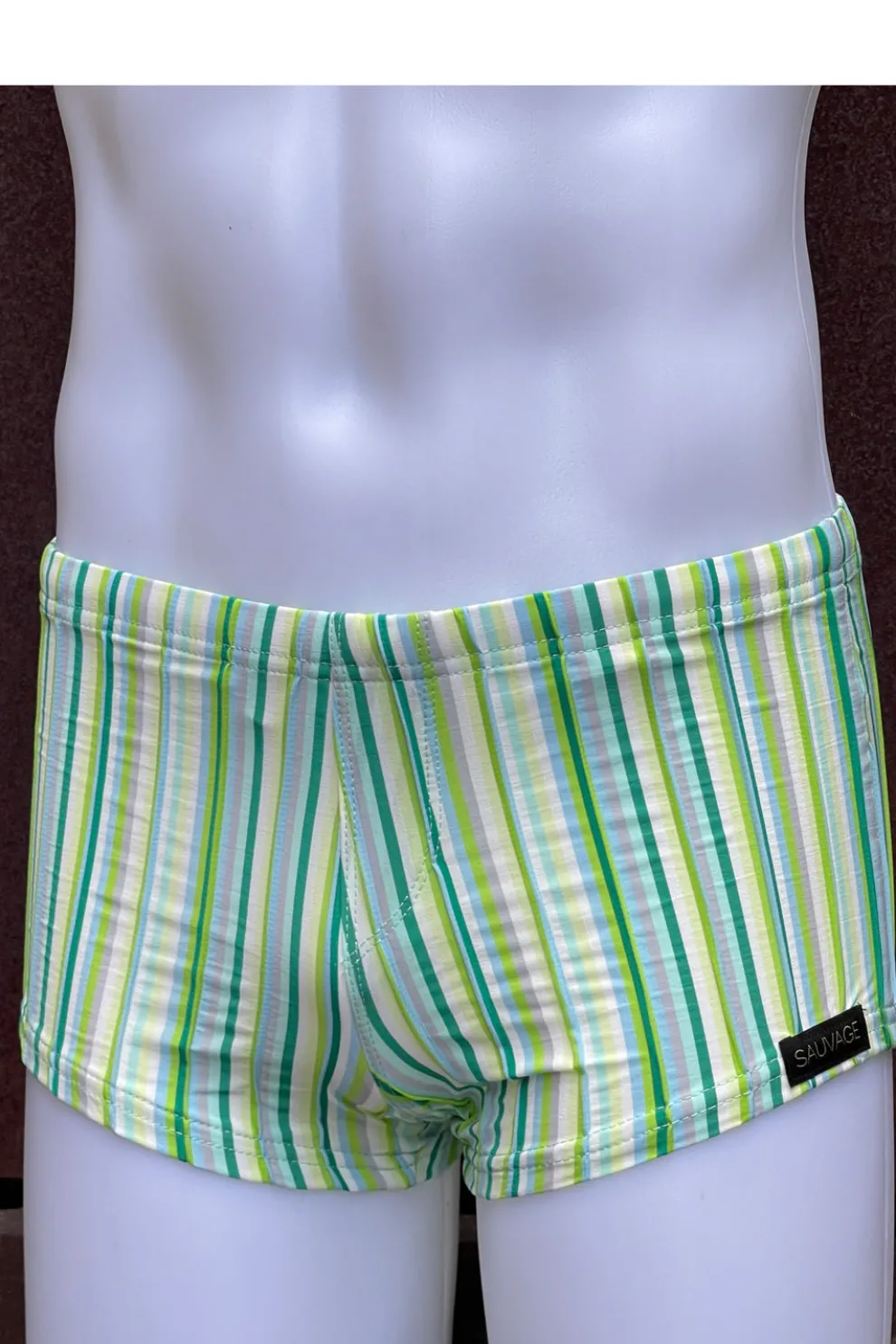 Green Stripe Squarecut